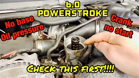 6.0 powerstroke no start checklist